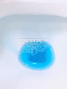 ฟ้าดับกลิ่น ฆ่าเชื้อ 1ถุงมี10เม็ด กลิ่นชักโครก น้ำสีฟ้า