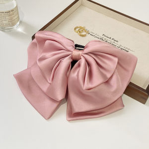 กิ๊บติดผมหางม้าผ้าซาตินสไตล์ฝรั่งเศส สำหรับผู้หญิง ทรงครึ่งหัว ทรงฉลาม ทรงผมแบบใหม่ 2025 กิ๊บติดผมแบบใหม่