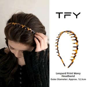 TFY | High-top Stylish Leopard Pattern Headband