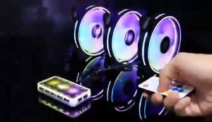 YGT 120MM ARGB PC FAN 3 IN 1 KIT Case Fan Silent Computer Fan Cooling Fan With Control Remote