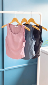 SUB Women Sleeveless Integrated Bra Top - Purple - 610371