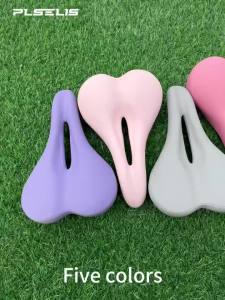 PLSELIS | Plselis mountain bike cushion cross-country bike saddle thick and soft high resilience sponge shock absorption ergonomics.