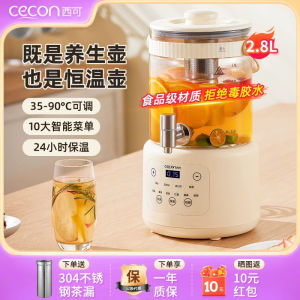 CECON Faucet Integrated Large Capacity Tea Kettle Health Brewing Pot Multi-Function Home Use Tea Kettle with Soup Pot