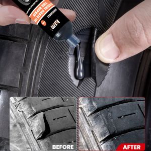 KJM Tire Repair Glue - Professional Soft Glue for Side Damage & Scratches Waterproof Wear-Resistant Multi-Use Dry Repair Tool