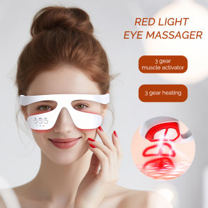 Foreverlily | 3D Eye Beauty Massager Red Light Eye Fatigue Dark Circles Reduce Fine Lines Relax Massager Eye Care Device