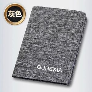 Canvas Ultra-Thin Mini Short Small Wallet Female Male Driving License Card Holder One Men Thin Student Small Wallet