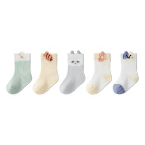 Usbettas | Breathable Mesh Cotton Socks for Children and Infants Spring/Summer Mid-Calf