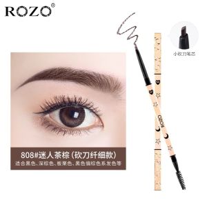 Long-Lasting Waterproof Ultra-Fine Gold Bar Eyebrow Pencil for Women Natural Wild Eyebrow Makeup That Stays Put