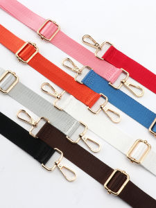 Womens Bag Color Shoulder Strap Adjustable Bag Strap Accessories Nylon Thin String Pure Color Bag Strap Long Crossbody Small Bag Strap