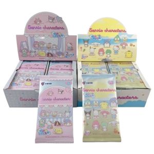 Original Box Card Sanrio Cute Anime Genuine Authorization Party Plan Characters Kuromi Kitty Melody Collection Childrens Gifts