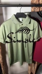 Simple Drifit Dri Fit Polo Shirt For Men Women quick dry breathable plain basic casual SAGE GREEN activewear sports shirts polo shirt