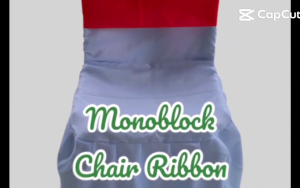 Monoblock Chair Ribbon / catering chair ribbon / catering decor supplies