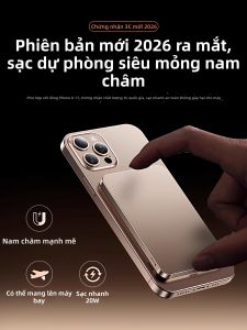 AOLUNDI | Pin Sạc Dự Phòng Không Dây Có Tính Năng Từ Tính Cho iPhone 17