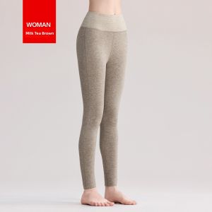 Hodo | Heat Generation Warm Leggings Waist Tuck Wool