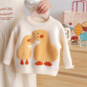 Áo Sweater Crewneck Phong Cách Trẻ Em Mới