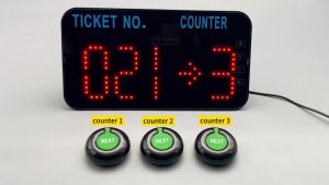 Queuing Machine Wireless Queue Call System for Clinic Kitchen Office Counter Bank Display Show Tickets Number