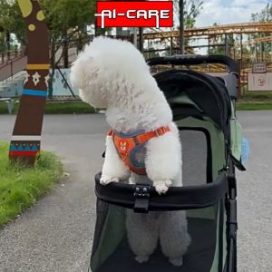 Bello Stroller Pet Trolley Outdoor Stroller Foldable Breathable For Cat & Dog (Max Pet Weight 15kg)