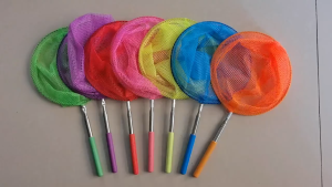 Vợt Tròn Bắt Cá Vớt Cá Cảnh Cán Rút Đủ Màu Đường Kính 20cm Cho Hồ Cá Cảnh - RA888