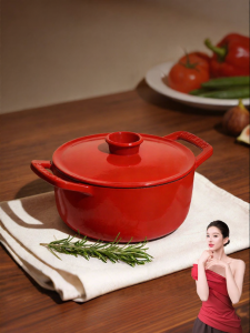 ZWILLING | Cranberry Red Cast Iron Soup Pot 24cm