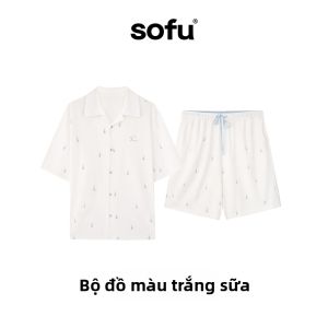 Bộ Đồ Ngủ Cotton Tay Ngắn và Quần Short Mùa Hè Dành Cho Đôi