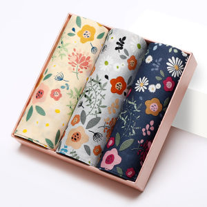 Elegant Pure Cotton Vintage Handkerchief Thin Soft Square Scarf for Women Summer 2024 Sweat Absorbing Fashion Accessory