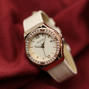 นาฬิกา Julius สำหรับผู้หญิง รุ่น Julius-JA-1395-XYD แบบ Quartz หนังสือเดินทาง เวอร์ชั่นป้องกันน้ำ 30 เมตร นาฬิกาส่วนบุคคล