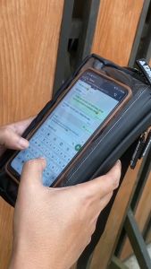 EXAC Handbag Pria Wanita Waterproof Hitam KANEEN