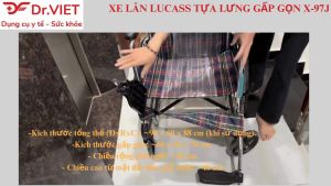XE LĂN TỰA LƯNG GẤP GỌN X-97J