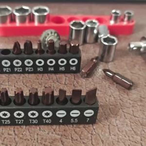 1/4 Inch Screwdriver Socket Wrench Set Hex Short Socket Set Ratchet Wrench 36 Tooth Drive Ratchet Socket Wrench BitsTool Set
