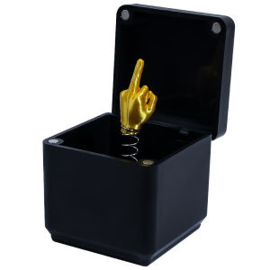 Funny Prank Box with Heart - Surprise Finger Gift for Adults Red Practical joke Secret compartment Cute Prank Toy for Friends