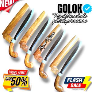 GOLOK KEBUN TAHAN LAMA PEMAKAIAN TERBUAT DARI HASIL TEMPA BAKAR SEPUH KOKOH KUAT BERKUALITAS TINGGI TAHAN LAMA PEMAKAIAN BERGERANSI TERMURAH PERKAKAS KEBUN PREMIUM EKONOMIS MODEL MABALE TERBAGUS