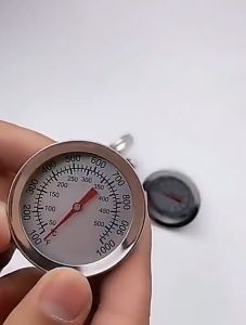 Termometer Oven Bbq Panggangan Bakar Dengan Probe Terpisah Stainless Steel Celsius & Fahrenheit Ideal Untuk Grill Dan Baking