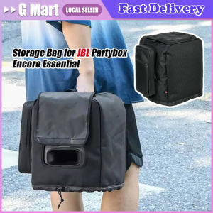 Waterproof Bluetooth-compatible Speaker Storage Bag with Adjustable Strap Travel Carrying Case for JBL PartyBox Encore Essential