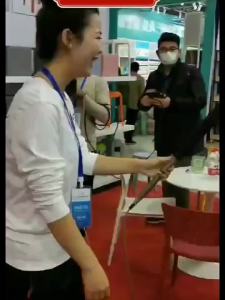 Plastic Bamboo-like Stool Thickened