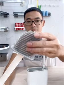 2 Bồn Cầu Bàn Chải Nhà Vệ Sinh Silicon Bàn Chải Nhà Vệ Sinh Treo Tường Bàn Chải Vệ Sinh Có Giá Đỡ Cho Sàn Nhà Bộ Phụ Kiện Phòng Tắm