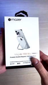 [SG Shop] Mazer MagAir 16 MagSafe 15W 10000mAh USB-C PD20W Power Bank