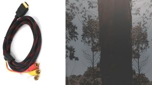 HDMI เป็น AV แปลงสัญญาณ 1080P ที่เป็นส่วนกับ 3-RCA และสายวิดีโอ ราคาล่าสุด