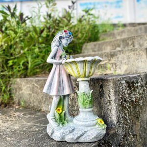 MOLORE | Garden Angel Fairy Sculpture Decor Solar Resin