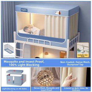 YANYANGTIAN | No-Installation Darkening Bed Curtain 2026 New