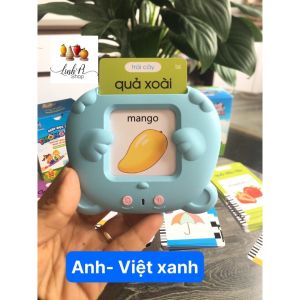 Máy Đọc Thẻ Song Ngữ Anh Việt Cho Bé 112 Thẻ Máy Đọc Thẻ Flashcard Tiếng Anh Thông Minh Dùng Pin Sạc Tiện Dụng