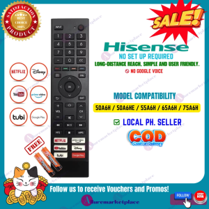 HISENSE Replacement Remote HISENSE REMOTE CONTROL 50A6H / 50A6HE / 55A6H / 65A6H / 75A6H alluremarketplace2ND