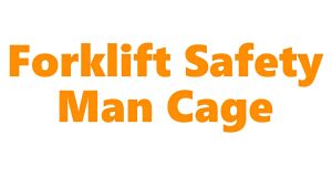CCH Heavy Duty Forklift Safety Cage Included PE (Professional Engineering) Endorsement For Reach Truck / Forklift.