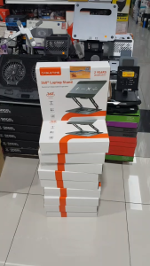 CABLETIME Laptop Stand 360 หมุนสำหรับ MacBook Notebook รองรับขนาด 14-17.3 นิ้ว รุ่น CS19G