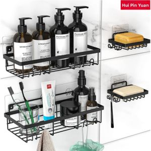 Wall-mounted No Drilling Bathroom Storage Rack