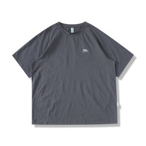 Lightweight Quick-Dry Solid Color Ice Skin Short Sleeve T-Shirt Outdoor Antibacterial Elastic Sports Youth Popular Casual T-Shirt