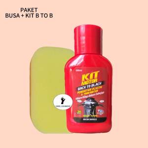 KIT BACK TO BLACK 35ML PENGHITAM BODY MOTOR FREE BUSA SPONS