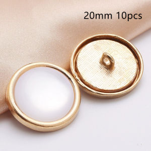 EELHOE | 10Pcs 18/20/25MM Flower Pearl Rhinestones Plastic Shank Buttons For Women Garment Jacket Sweater Handmade Sewing Accessories
