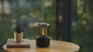 เครื่องทำความชื้น เครื่องพ่นอโรม่า การแสดงความชื้น ชาร์จ USB ไร้เสียงรบกวน Aroma Diffuser