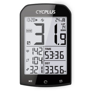 CYCPLUS | CYCPLUS M1 GPS Bicycle Computer Cycling Speedometer Bluetooth 5.0 ANT+ Ciclismo Speed Meter for Garmin Zwift Bike Accessories