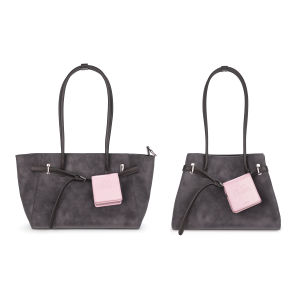 JANDRESS | High Capacity Multi-Form Soft Leather Commuter Tote Bag
